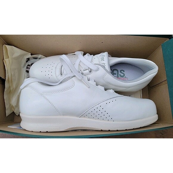 SAS free time orthopedic shoes tripad white leather comfort Womens size 7 M - Picture 2 of 6